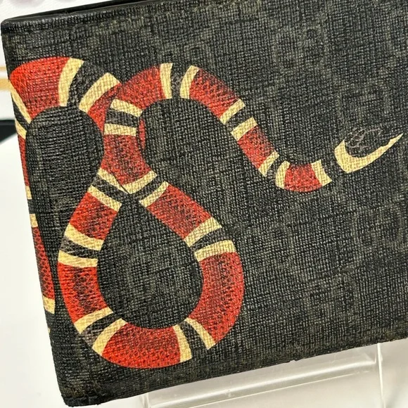 GUCCI GG King Snake Bifold Wallet 😍🔥 - Picture 4 of 17